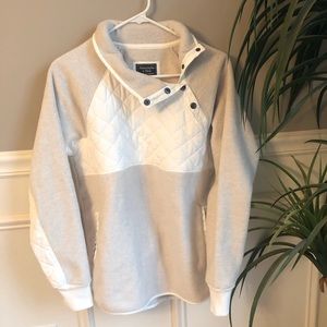 Abercrombie Asymmetrical Snap-Up Sherpa Fleece